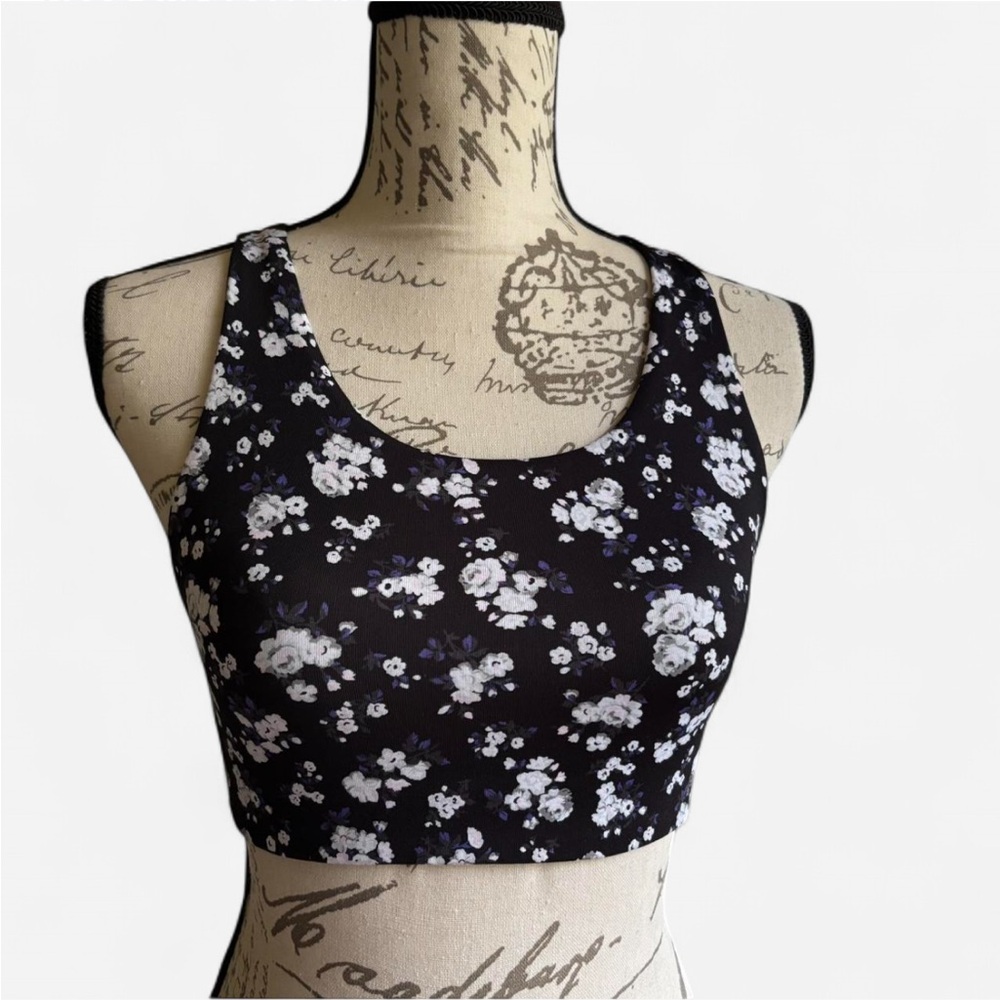 Victoria's Secret Black Floral Bra